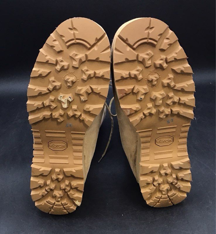 Vibram Men's Tan Combat Boots - Size 10.5W