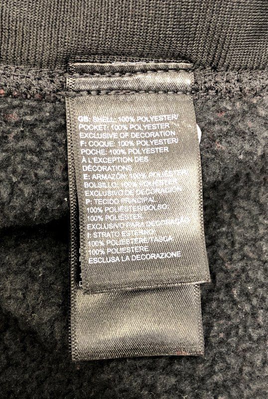 The North Face Men's Black Gordon Lyons Sweater Fleece Full Zip Vest Size XL