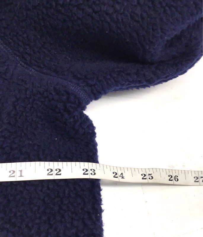 The North Face Men's Navy Blue Sherpa Full Zip High Pile Fleece Jacket Size L