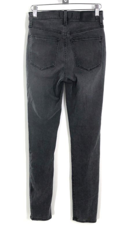 Madewell Women's Skinny Jeans Lot 2 10" High Rise Roadtripper Blue Black Size 25