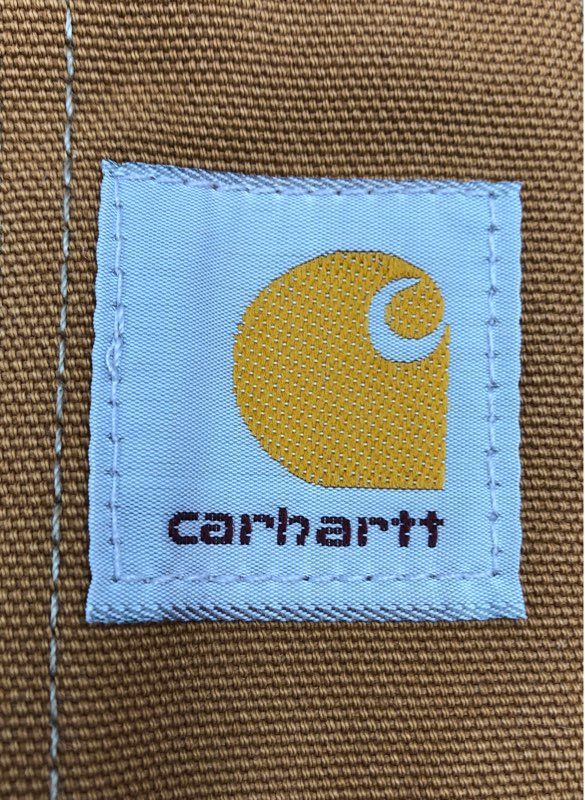 Carhartt Men&#39;s Brown R01 BRN Cotton Duck Bib Overalls - Size 46X30