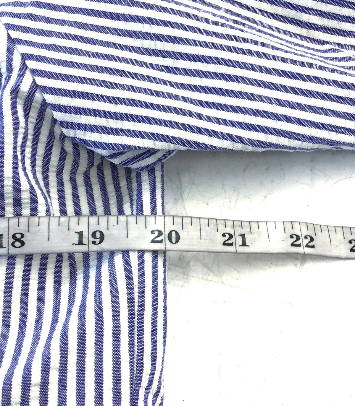 NWT Preston & York Premiere Women's Blue White Striped Jacket - Size 8