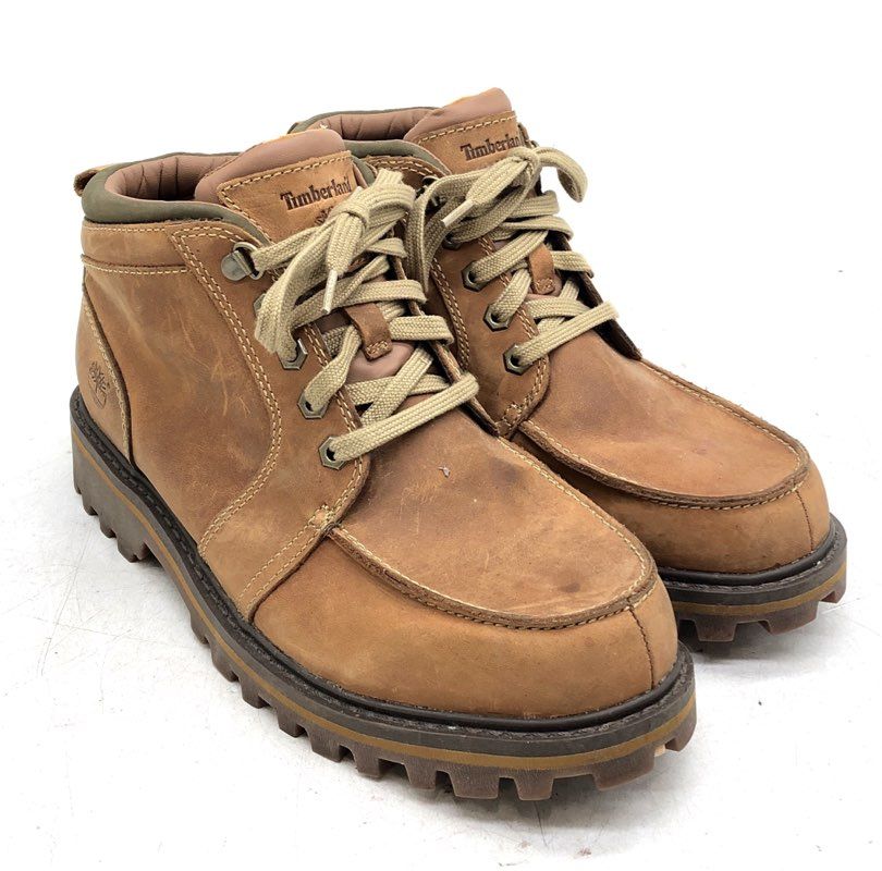 Timberland Westmore Moc Toe Chukka Boots Brown Leather Men's Size 9.5