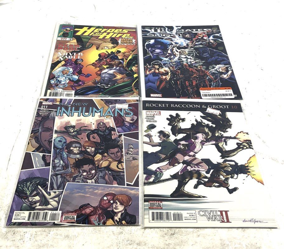 Marvel Comic Book Lot 1980s-2010s Superhero Modern Copper Age Approx 25 Comics