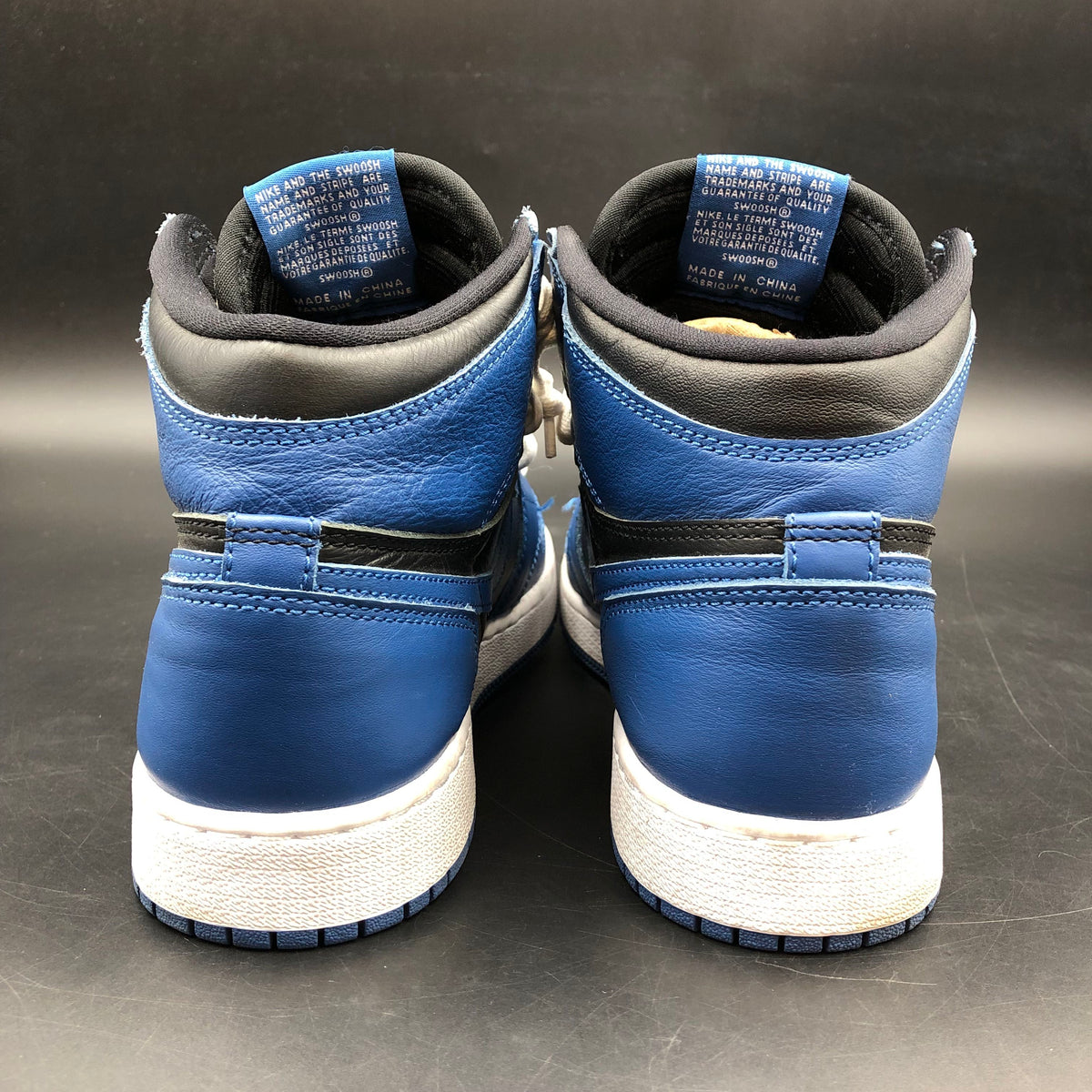 Nike Air Jordan 1 Boy's Retro 'Dark Marina Blue Sneakers-Size: 6Y (+COA)