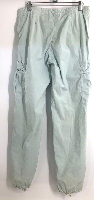 Johnny Was Women's Mint Green Drawstring Cargo Pants Sz S