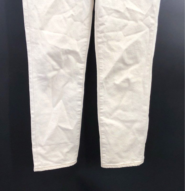 Madewell Women's The Perfect Vintage Crop Jean Ivory High Rise Sz 24