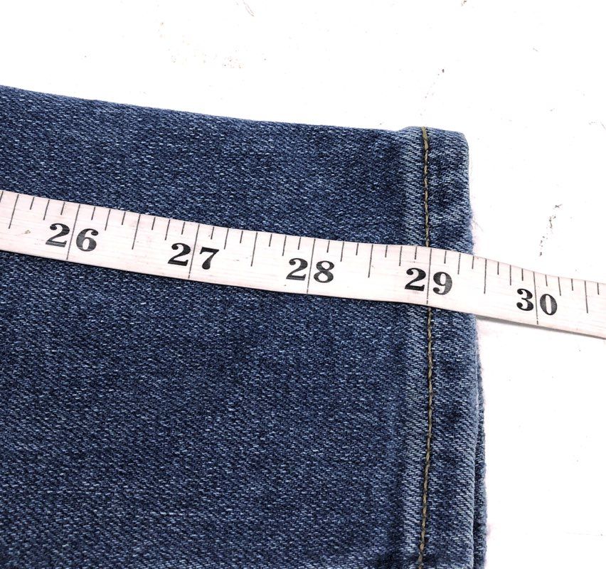 Madewell Women's Blue 10" High-Rise Skinny Button Fly Jeans Size 29