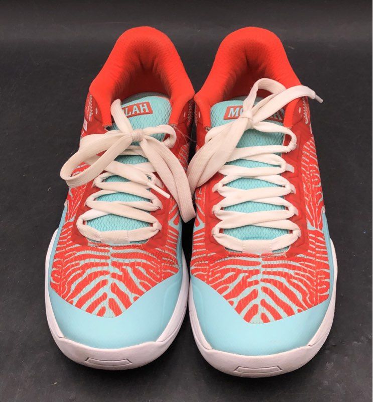 Moolah Kicks Neovolt Low MK1 Red Teal Women's Basketball Shoes Size 11