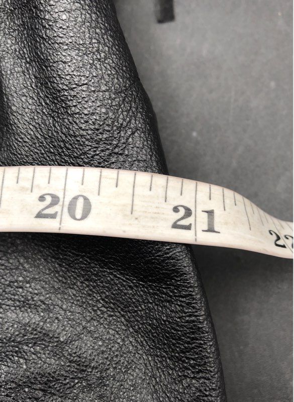 Extreme Men's Black Leather Biker Jacket - Size S