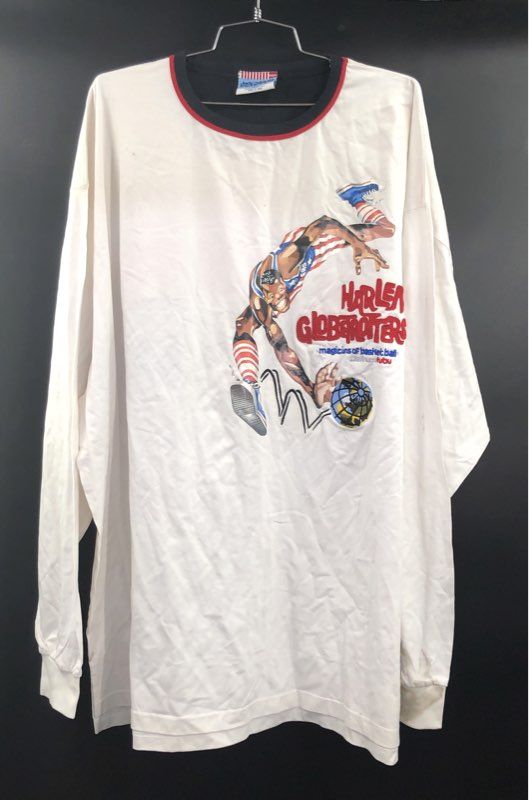 Vintage 2002 Harlem Globetrotters Platinum Fubu 75th Anniv Jersey Sz XXXL