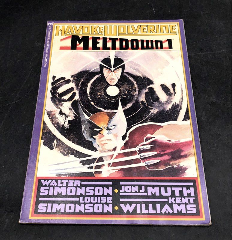 Wolverine Marvel Comic Lot Wolverine Saga 1-4 & Meltdown #1 6 Comics