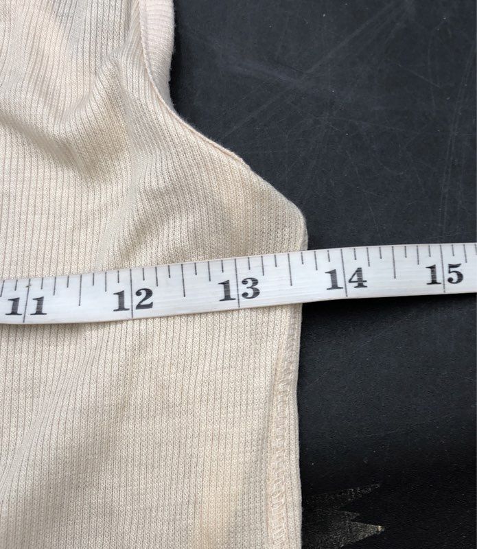 BCBGMAXAZRIA Women's Cream Ribbed Knit Tulle Hem Mini Dress NWT Sz M