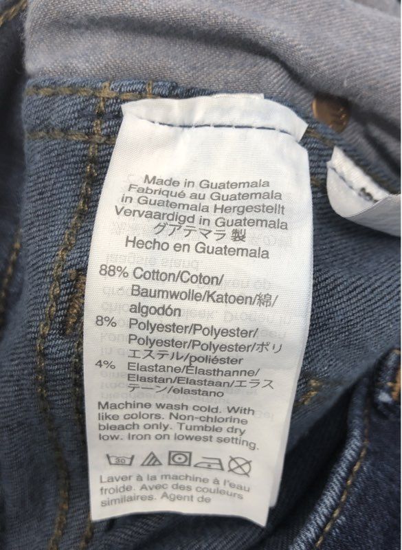 Madewell Women's High-Rise Skinny Jeans Dark Indigo Wash Cropped Size 28