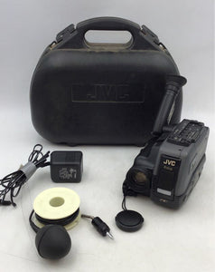 JVC GR-AX5 Compact VHS Videomovie Handheld Camcorder With Accessories