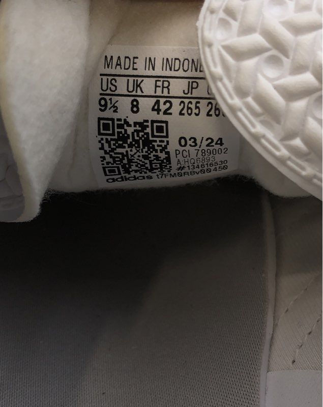 Adidas Gazelle Bold Ivory Cloud Tan Suede Platform Sneakers Womens Size 9.5