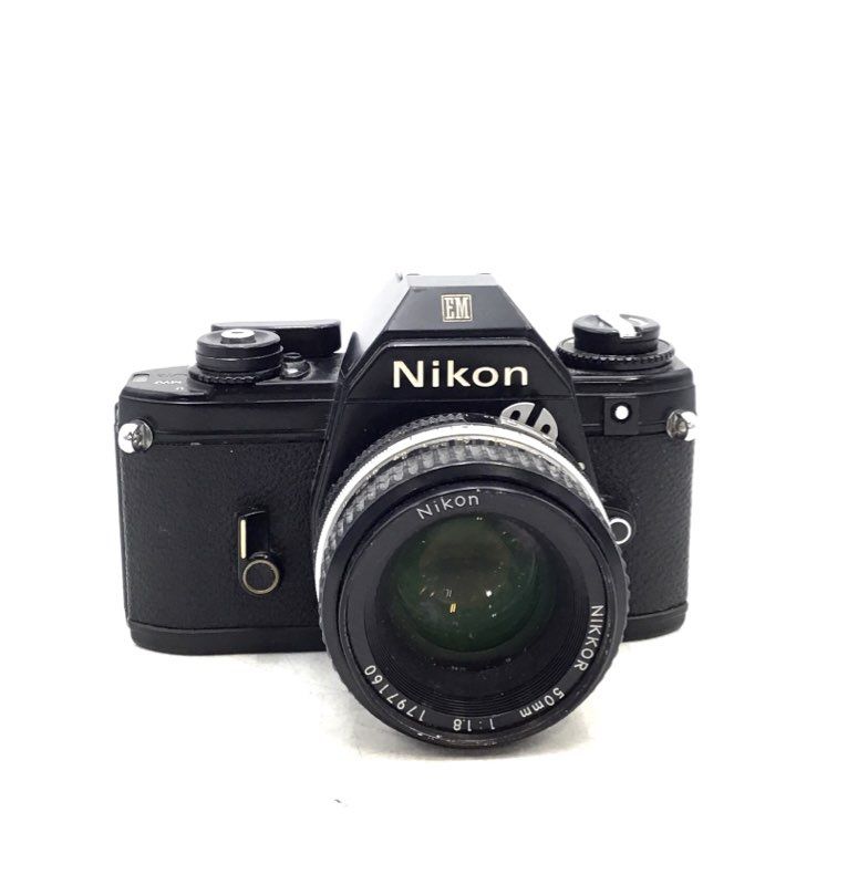 Nikon EM Black 35 mm Manual Focus SLR Film Camera