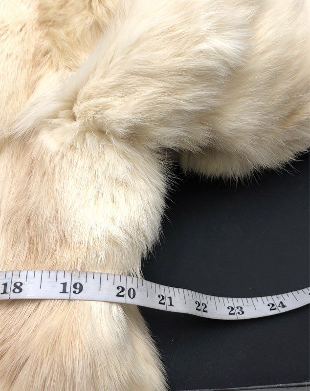 Vintage 80s Split End Ltd Real Rabbit Fur Jacket Made in Hong Kong Sz M
