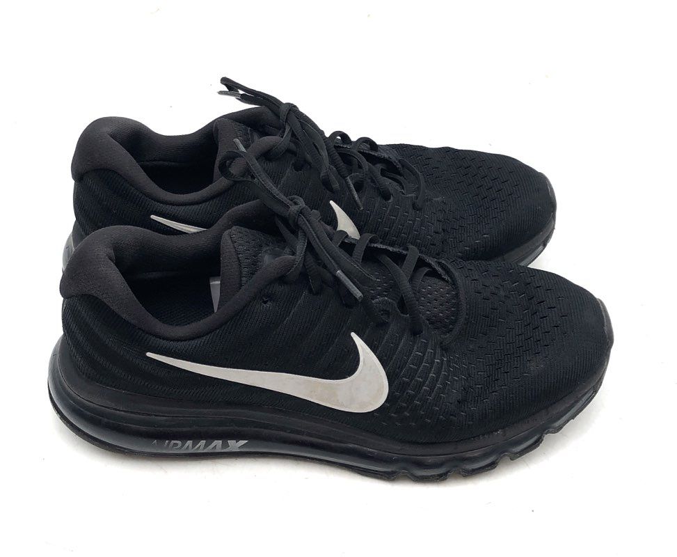 Nike Air Max 2017 Black Anthracite White Running Shoes Men's Size 11