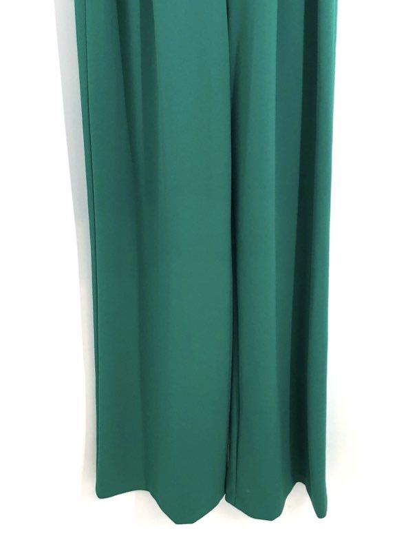 Calvin Klein Women's Green Wide Leg Sleeveless Belted Jumpsuit NWT Size 2