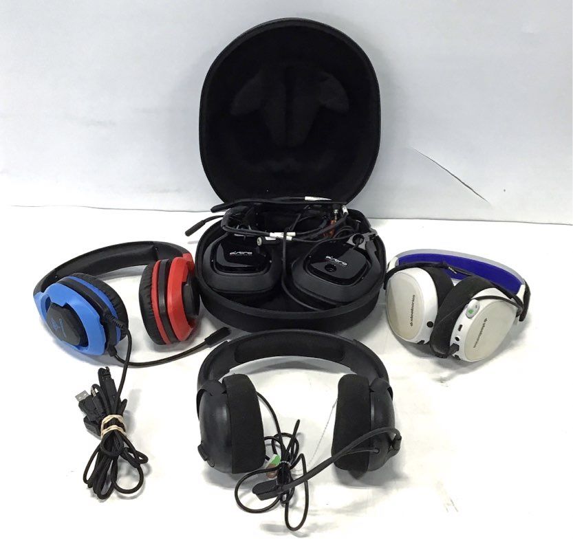 Astro A40 SteelSeries Turtle Beach Bengoo 5 Wired Gaming Headset Lot