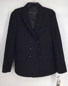 Kenneth Cole Reaction Men's Black Double-Breasted Blazer - Size M/42