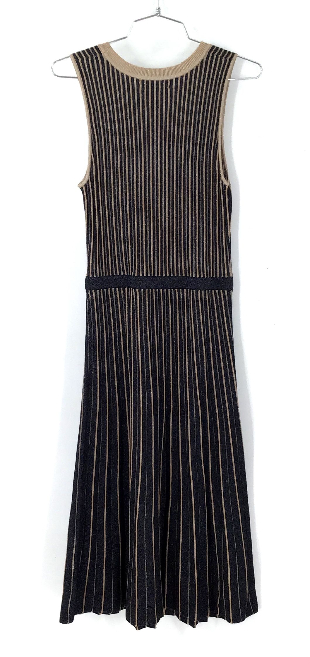 NWT Banana Republic Women's Black Striped Sweater Dress - Size XS