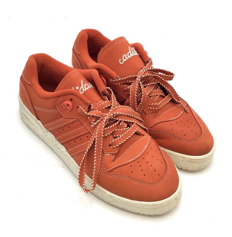 Adidas Rivalry Low Preloved Orange White Sneakers Men's Size 10.5