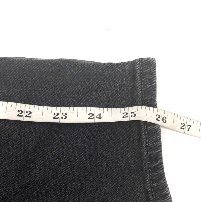 Hollister Women's Curvy High-Rise Mom Jeans Black Grey Split Two-Tone Sz 11R