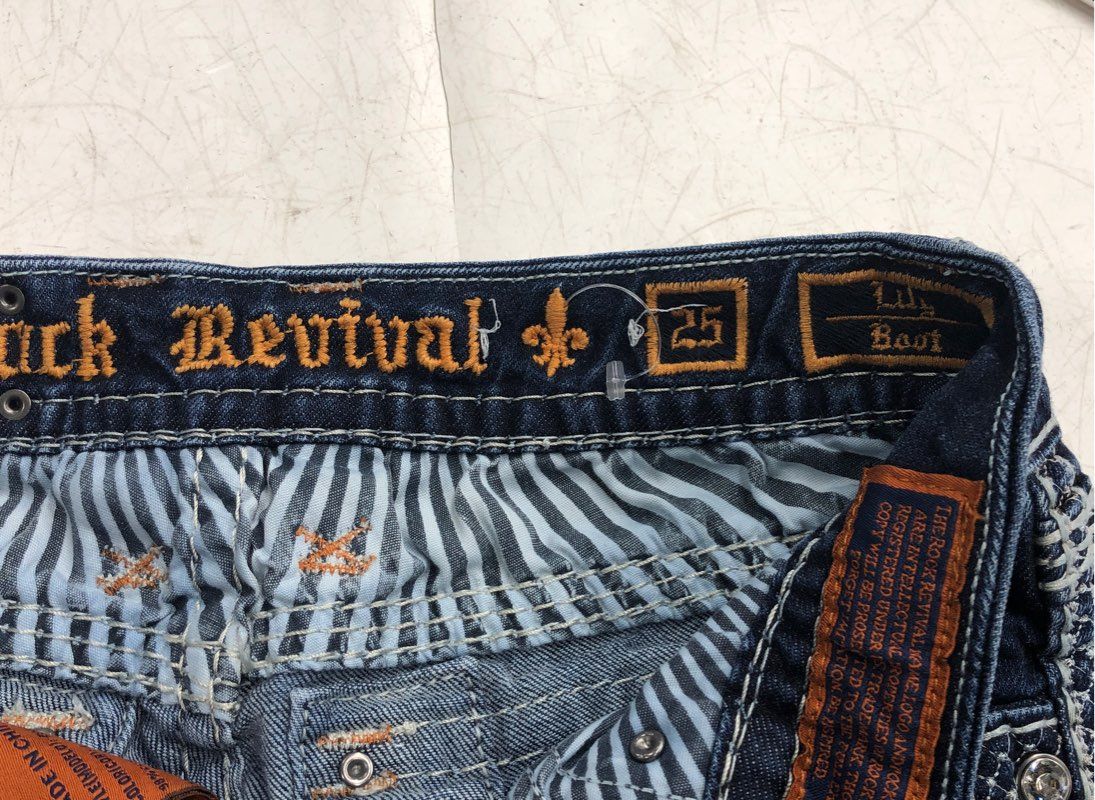 Rock Revival Women's Blue Lily Bootcut Jeans - Size 25