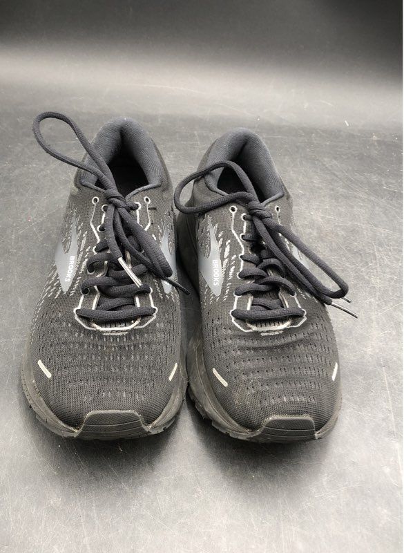 Brooks Men's Ghost 13 Black Athletic Shoes - Size 10