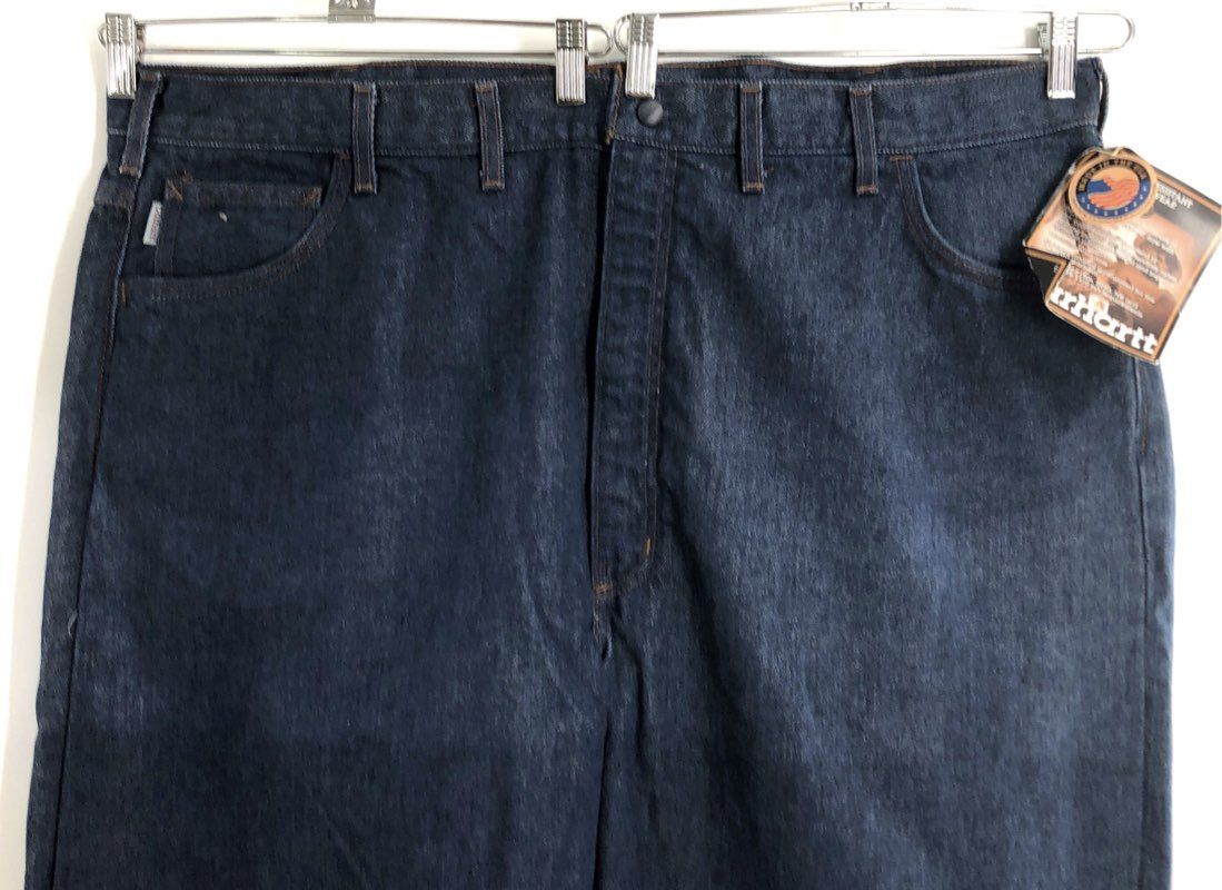 Carhartt Men's FRB150 Flame Resistant Relaxed Fit Jeans Made in USA NWT 46x36
