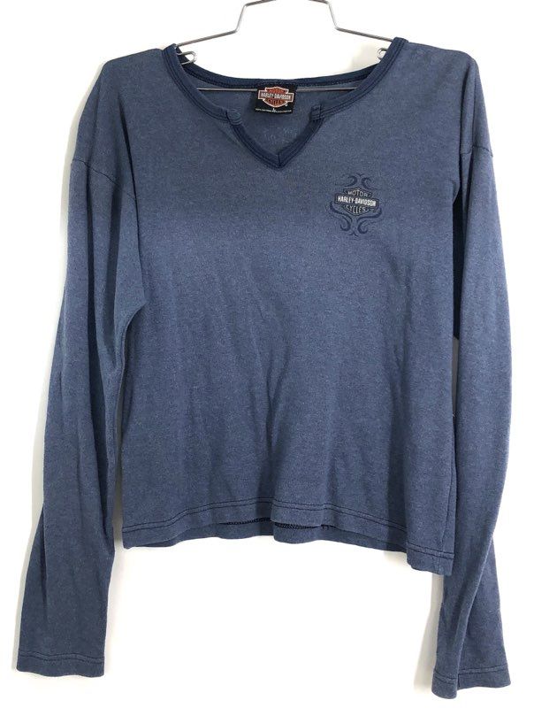 Vintage 90s Harley Davidson Dothan Alabama Long Sleeve T-Shirt Sz L