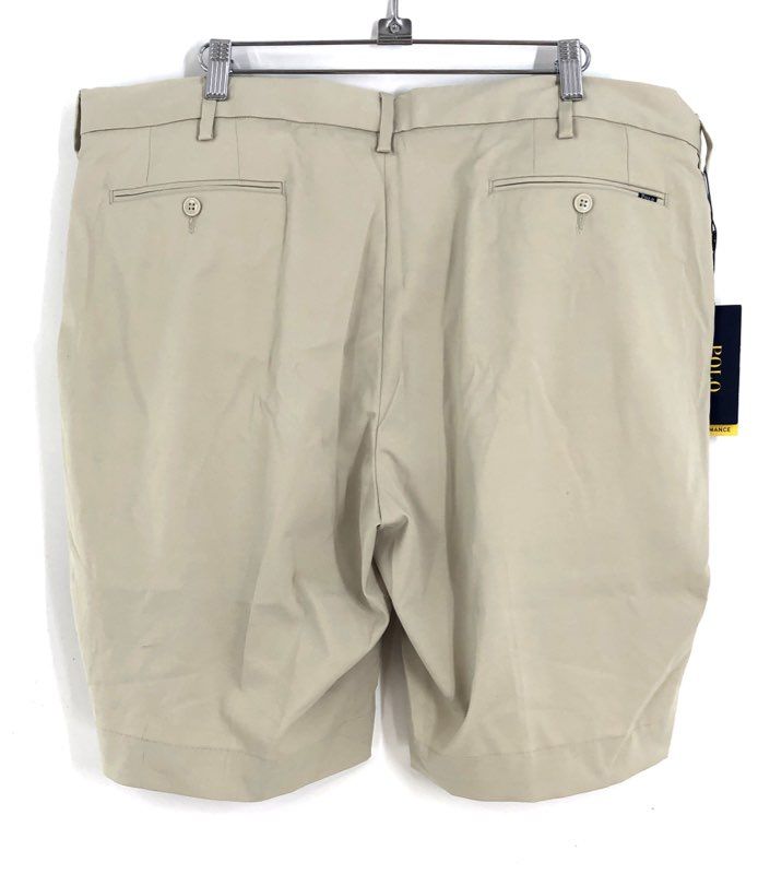 NWT Polo Ralph Lauren Men&#39;s Tan Performance Chino Shorts - Size 40