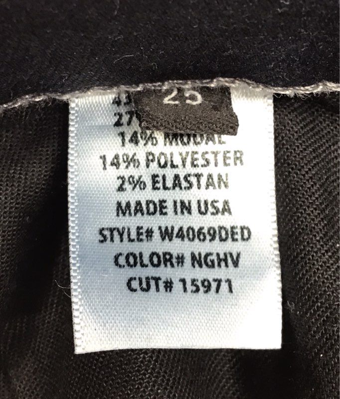 Hudson Women's Dark Wash Button Fly Skinny Jeans Stretch Made in USA Sz 25