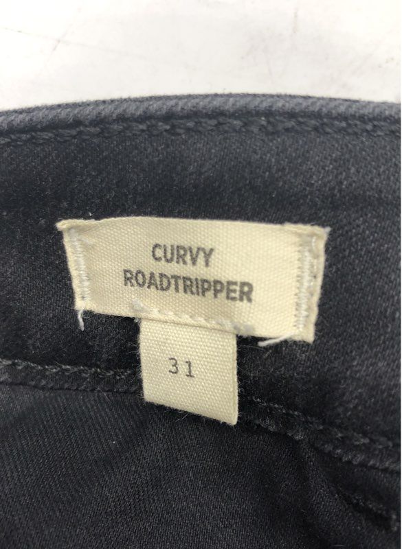 Madewell Women's Curvy Roadtripper Black High Rise Skinny Jeans Size 31
