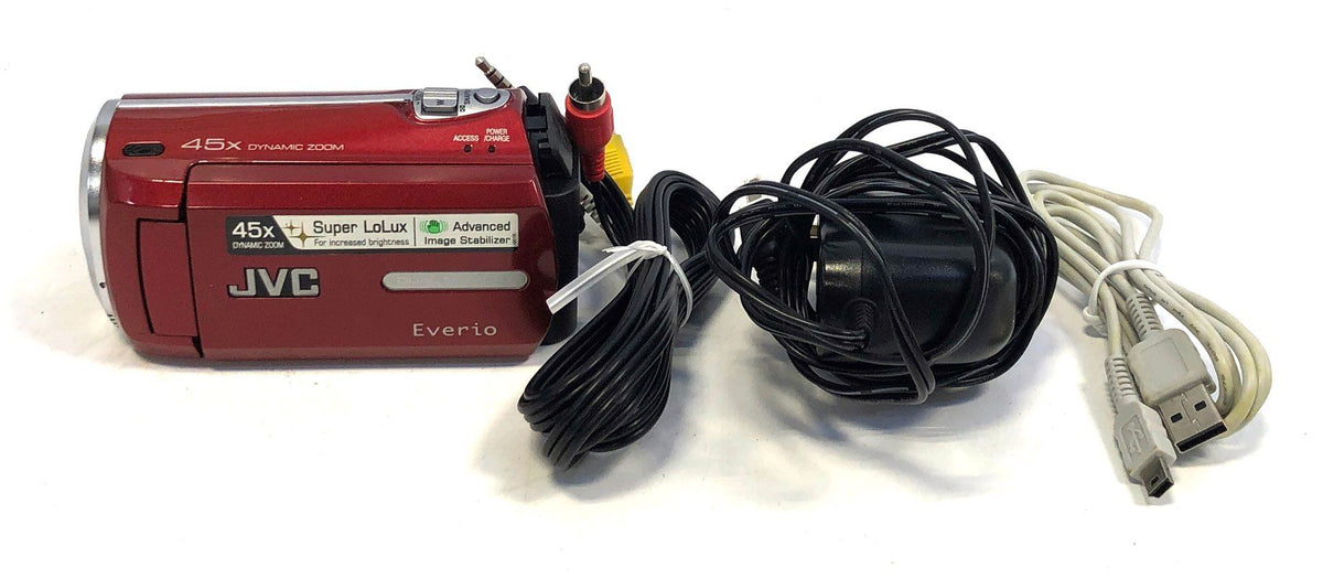 JVC Everio 45x Zoom SD/SDHC Digital Camcorder with Charger & Cables