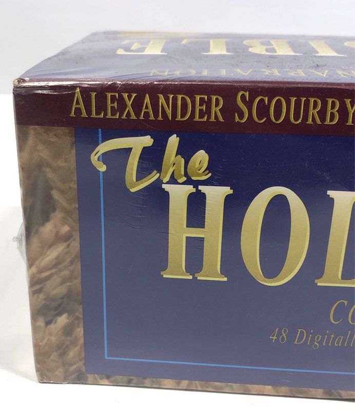 1999 Holy Bible KJV 48 Audio Cassette Tape Box Set Alexander Scourby New Sealed