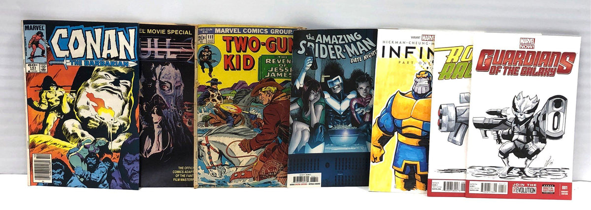 Marvel Comics Lot 25+ Spider-Man Conan Transformers Blade Vintage & Modern