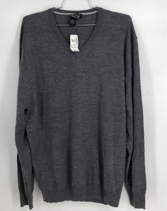 NWT Jos. A. Bank Men's Charcoal Gray Pullover Sweater - Size XL