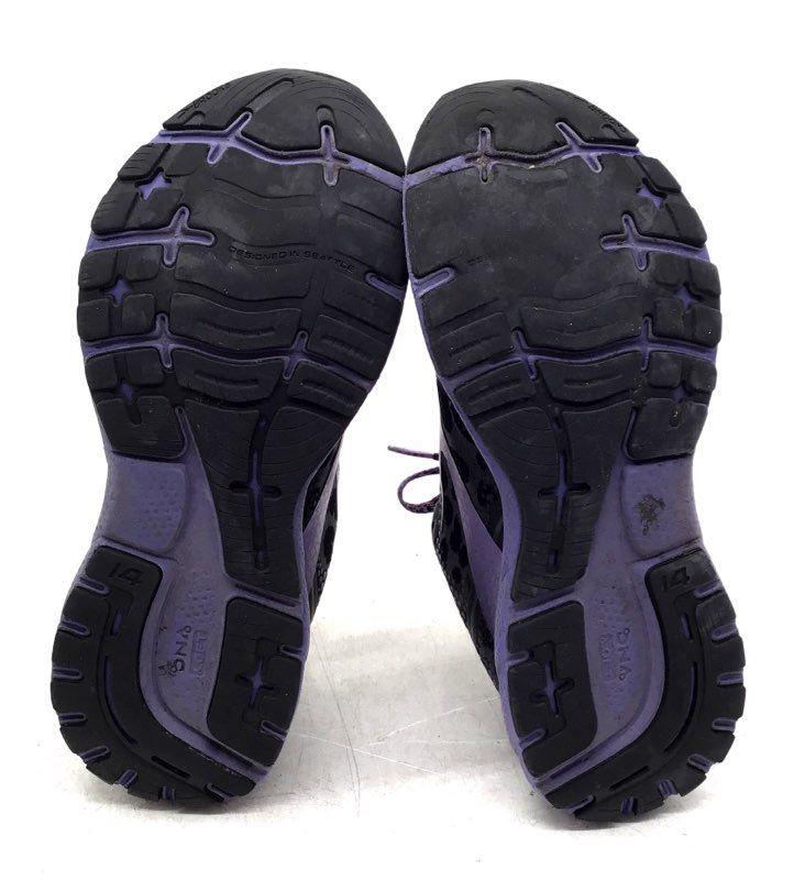 Brooks Women's Ghost 14 Black Animal Print Athletic Shoes - Size 8.5