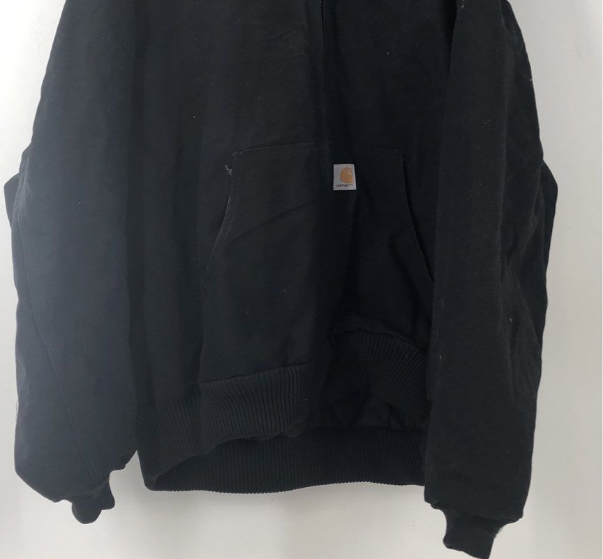 Carhartt Men's Black Bomber Jacket - Size 2XL