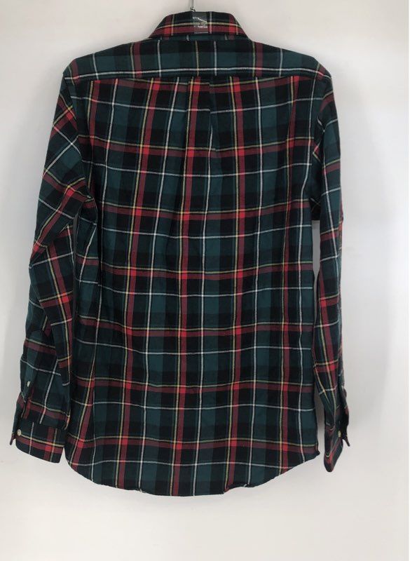 Ralph Lauren Men's Multicolor Plaid Flannel Button-Up Shirt - Size S