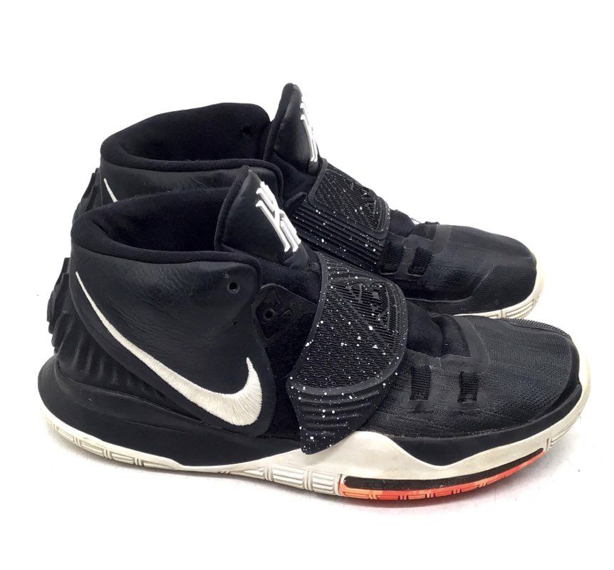 Nike Men's Kyrie 6 Black Athletic Shoes - Size 8.5