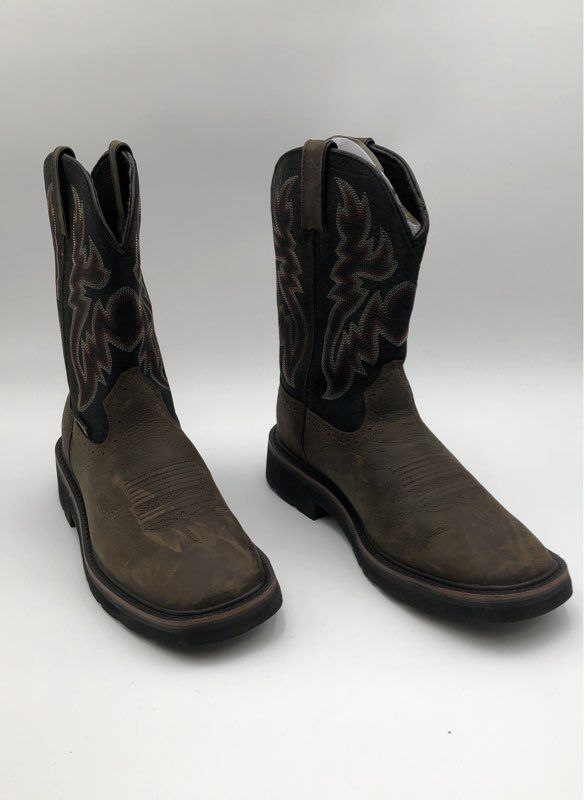 Wolverine Rancher W10846 Brown Waterproof Square Toe Work Boots Size 8.5