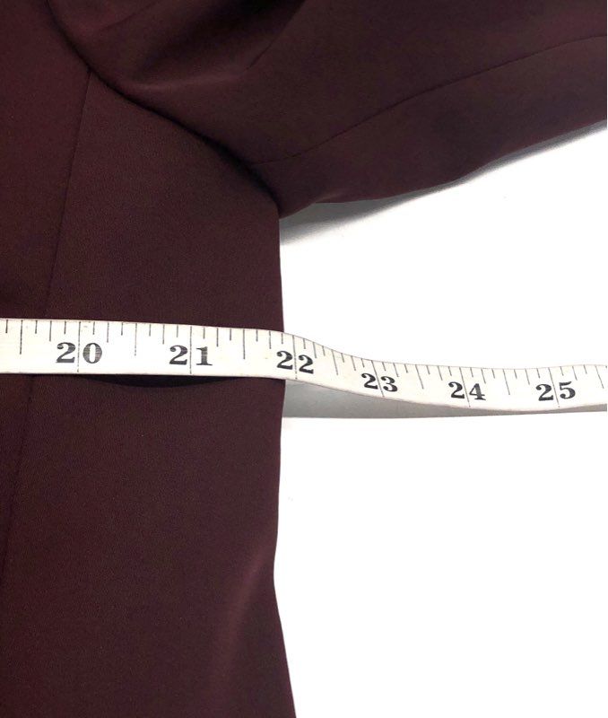 Vince Women's Burgundy Double Breasted Blazer Jacket Size 12 NWT