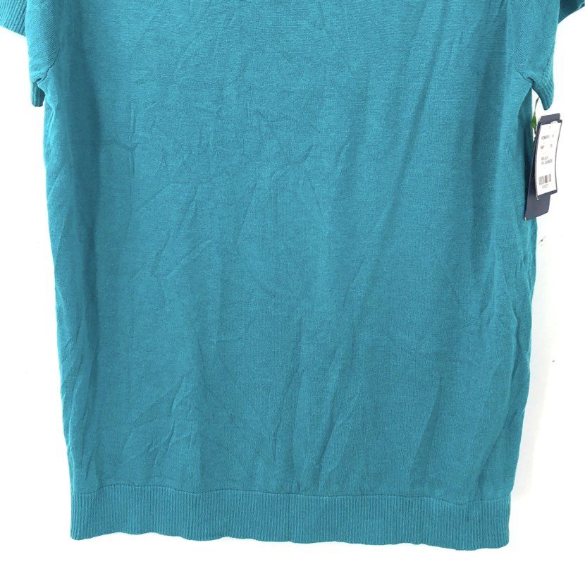 NWT Doncaster Collection Women's Teal Pullover Sweater - Size 2W