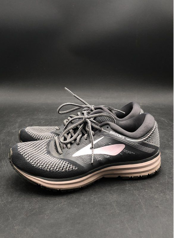 Brooks Women's Revel Black Gray Athletic Shoes - Size 8.5