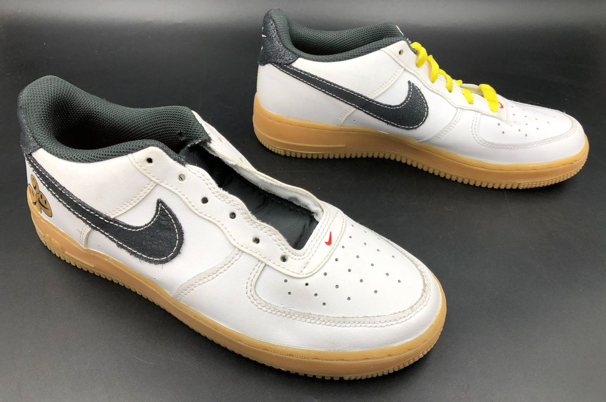 Nike Air Force 1 LV8 GS &#39;Go The Extra Smile&#39; White/Navy Sneakers - Sz 7Y (+COA)