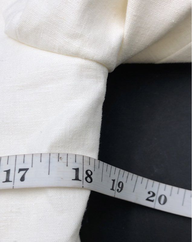 Something Navy Women's Danella Colorblock Linen Blend Blazer White Tan Sz L NWT